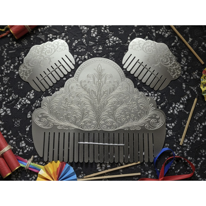 Peineta Modelo 11 (Sonia). Motivos florales tradicionales