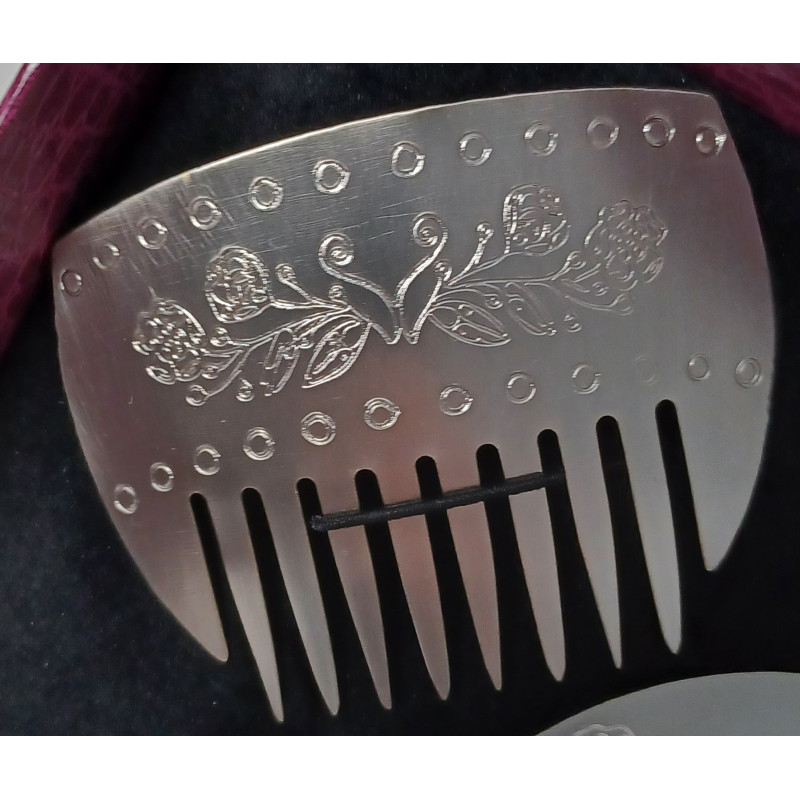 Peineta de Fallera Grabada al Agua | Peinetas Tradicionales Valencianas