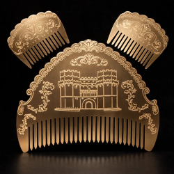 Peineta de Fallera con Torres de Serranos | Tradición y Elegancia Valenciana