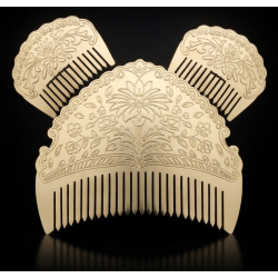 Peineta de Fallera Grabada al agua | Peinetas Tradicionales Valencianas