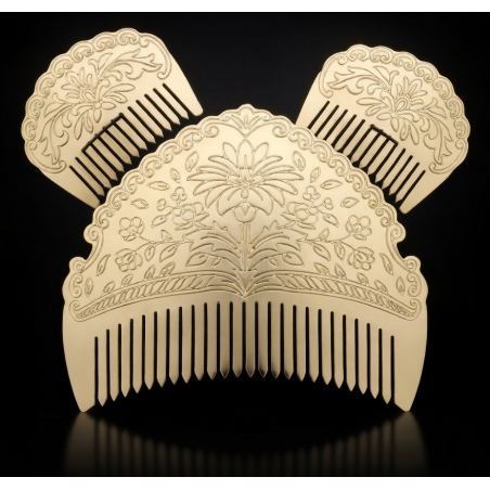 Peineta de Fallera Grabada al agua | Peinetas Tradicionales Valencianas