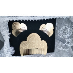 Peineta Fallera Infantil Cheperudeta | Peineta Virgen de los Desamparados para Niña Fallera