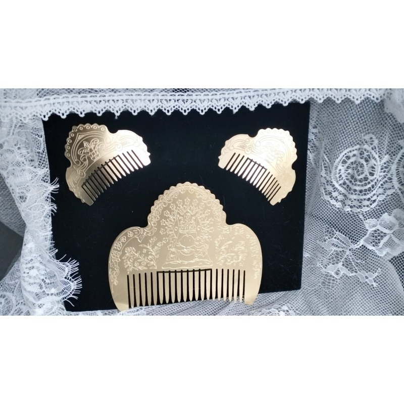 Peineta Fallera Infantil Cheperudeta | Peineta Virgen de los Desamparados para Niña Fallera