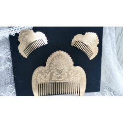 Peineta Fallera Infantil Cheperudeta | Peineta Virgen de los Desamparados para Niña Fallera