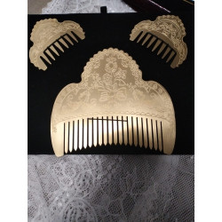 Peineta de niña con lazo | Peineta infantil para fallera valenciana