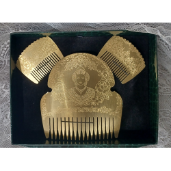 Peineta de Fallera Grabada | Complemento Tradicional Valenciano