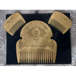 Peineta de Fallera Grabada | Complemento Tradicional Valenciano