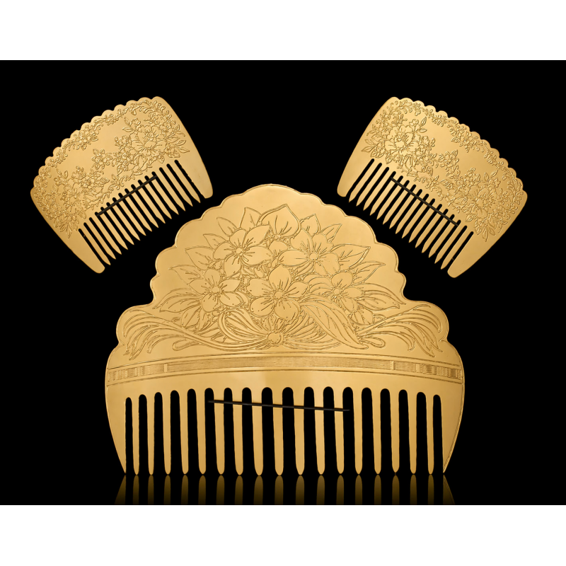 Peinetas de Fallera 2027 | Diseño Floral Exclusivo – Muñoz Domínguez