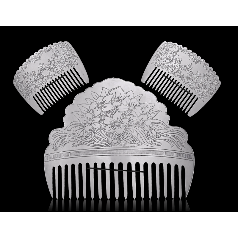 Peinetas de Fallera 2027 | Diseño Floral Exclusivo – Muñoz Domínguez