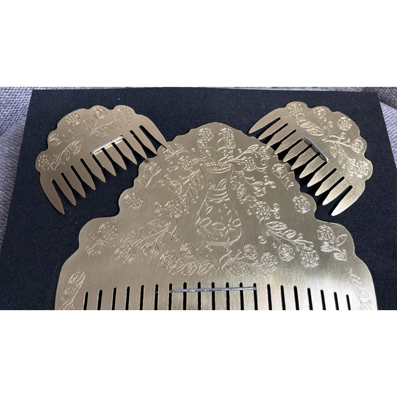 Modelo 3, Jarrón florido. Peinetas de fallera adulta