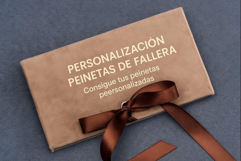 Personalización de peinetas de fallera